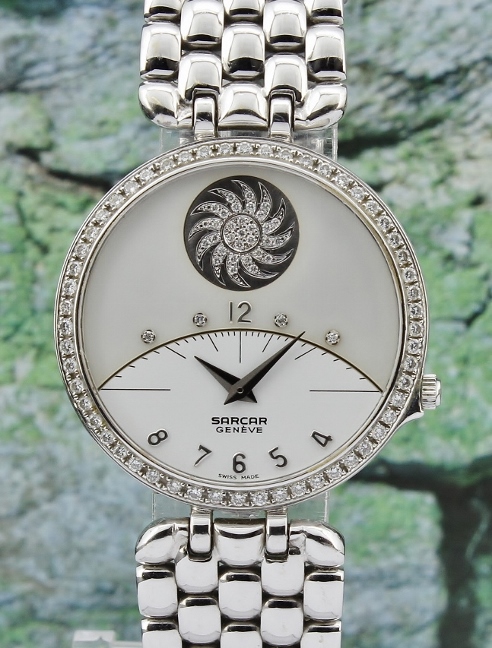 (image for) 100% ORIGINAL SARCAR 18K WHITE GOLD WATCH